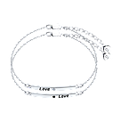 Браслет из серебра с эмалью и фианитами SOKOLOV покрыто  родием 94050637 размеры - 16 17 18, фото 4