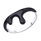 Кольцо из серебра с эмалью SOKOLOV покрыто  родием 94013146 размеры - 17 17,5 18 18,5 19 19,5, фото 5