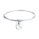 Браслет из серебра с алмазной гранью SOKOLOV покрыто  родием 94050722 размеры - 18, фото 4