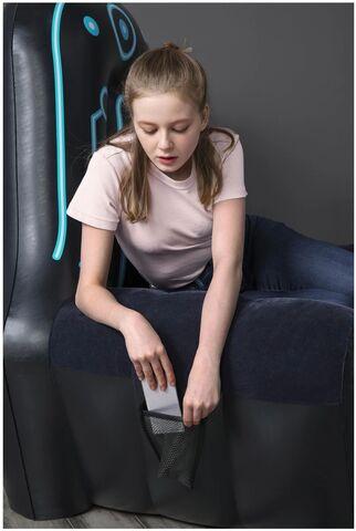Кресло геймера надувное Bestway Mainframe с велюровым нескользящим покрытием - фото 9 - id-p100328788