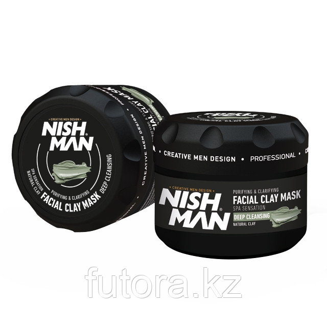 Глиняная маска "NISHMAN Facial Clay Mask Deep Cleansing".