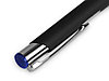 Ручка металлическая шариковая Legend Mirror Gum софт-тач с цветным слоем, черный / синий, фото 3