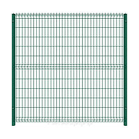 Забор из сварной 3D сетки гиттер (Gitter) 2x2.5 м 4/4