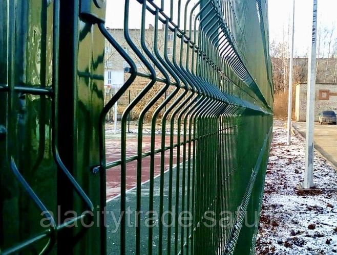 3Д ограждение в полимерном покрытии