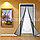 Магнитная противомоскитная сетка для окон и дверей с декоративной накладкой 100 * 220 см (черная), фото 4