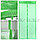 Магнитная противомоскитная сетка для окон и дверей с декоративной накладкой 100 * 220 см (зеленая), фото 4