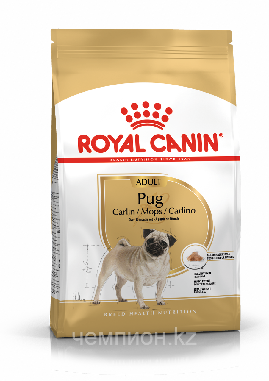ROYAL CANIN Pug Adult, Роял Канин корм для собак породы Мопс, уп. 7,5 кг