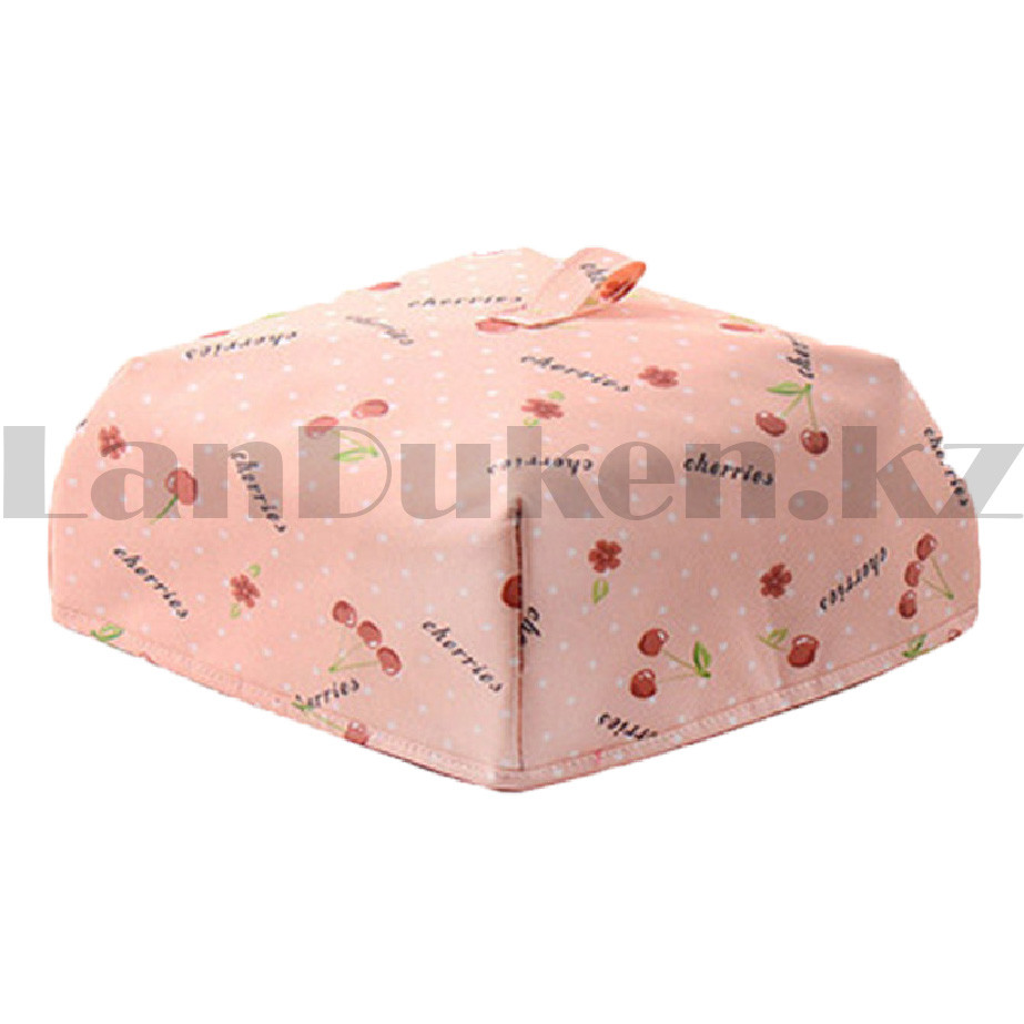 Крышка для еды теплоизоляционный из алюминиевой фольги водонепроницаемый складной 35 на 35 см розовый - фото 10 - id-p100357281