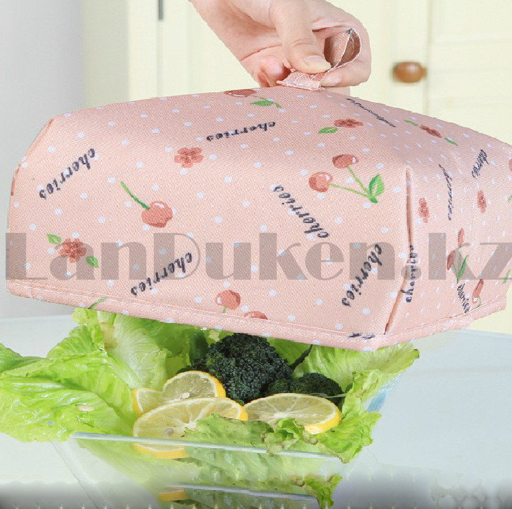 Крышка для еды теплоизоляционный из алюминиевой фольги водонепроницаемый складной 35 на 35 см розовый - фото 8 - id-p100357281