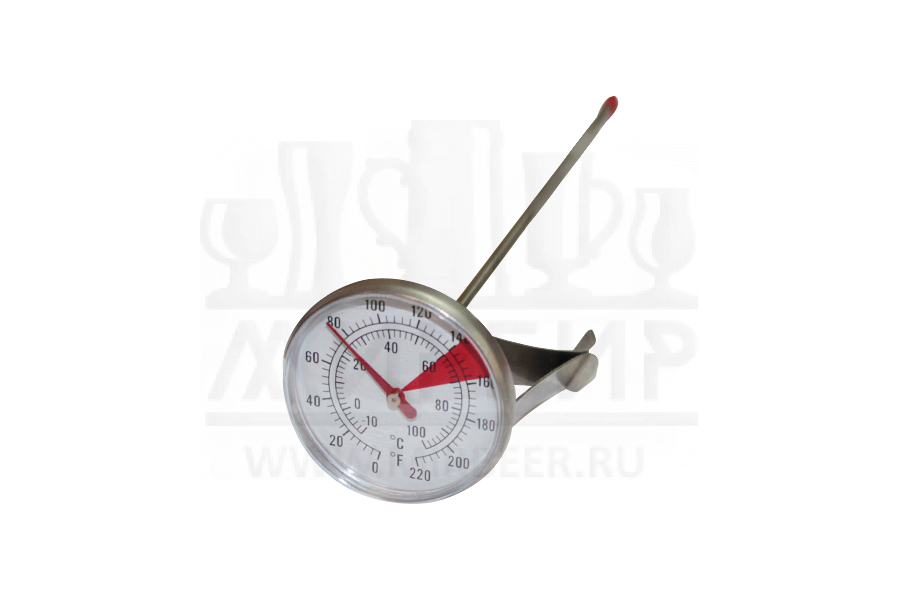 Термометр аналоговый с клипсой (0...110 °C), щуп 22 см - фото 1 - id-p100357838