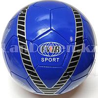 Футбольный мяч FWB 5 размер синий