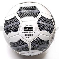 Футбольный мяч miBalon 5 размер черно белый