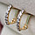 Золотые серьги с бриллиантами 0.19Ct VS2/J, EX-Cut, фото 9