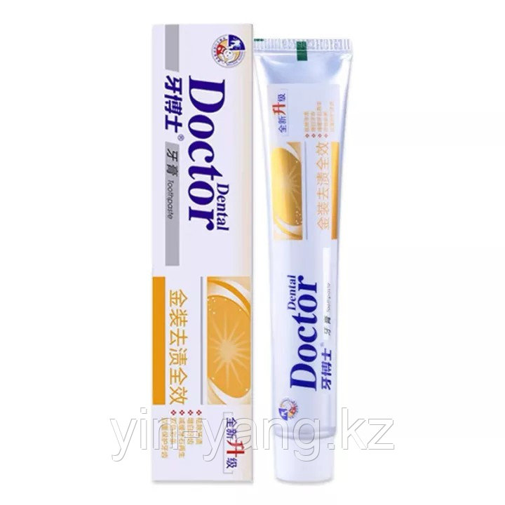 Отбеливающая зубная паста Doktor Dental (лимон), 220 г - фото 6 - id-p100362182