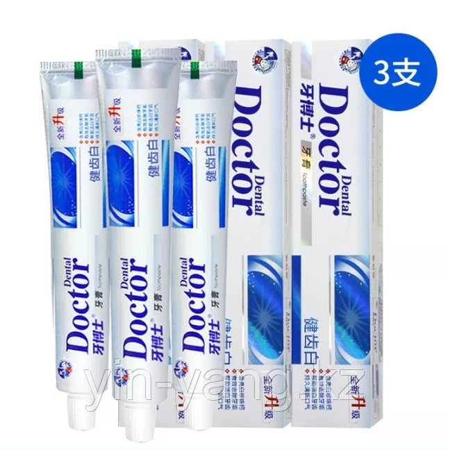 Отбеливающая зубная паста Doktor Dental (кальций), 105 г