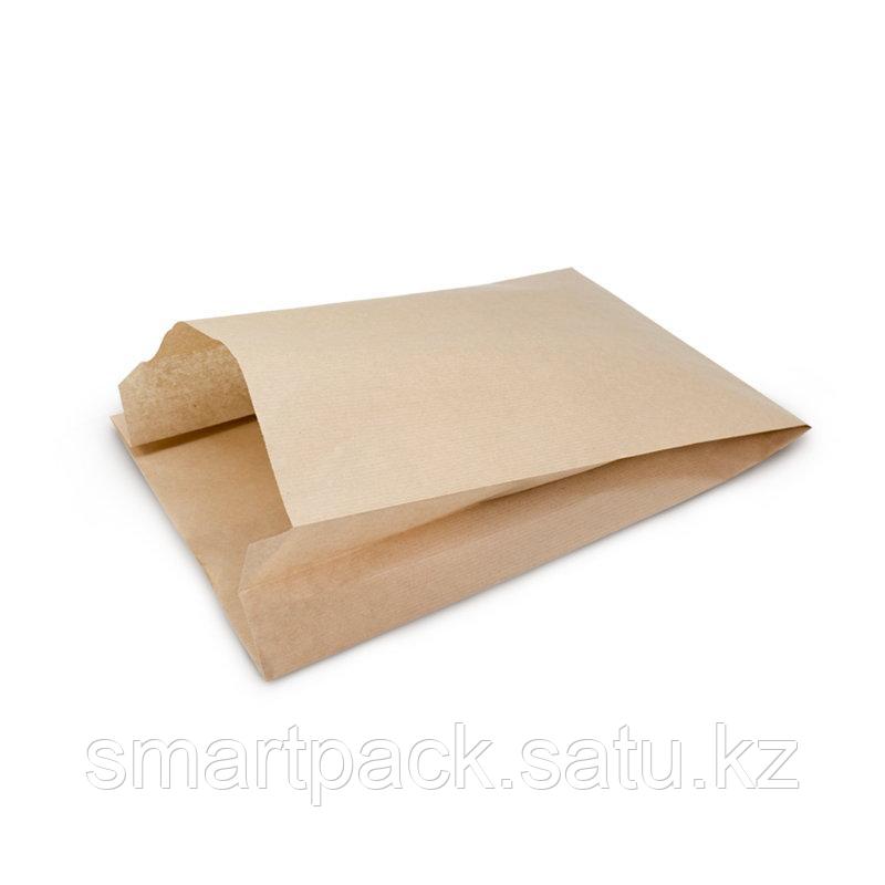 Бумажный пакет с плоским дном 170*90*40 крафт для фри - фото 1 - id-p100363624