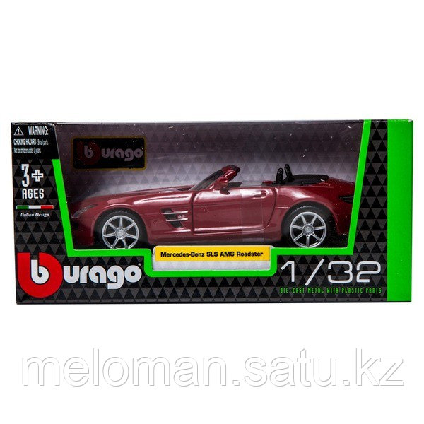 BBURAGO: 1:32 MERCEDES BENZ SLS AMG Cabrio, в асс - фото 5 - id-p100364993