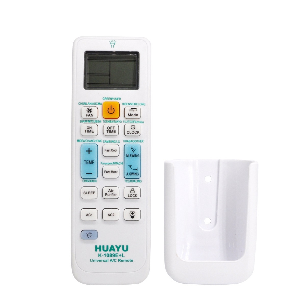 Пульт для кондиционеров (Samsung / LG / Haier / Gree / Sharp / Toshiba и др.) HUAYU K-1089E+L - фото 3 - id-p100369119