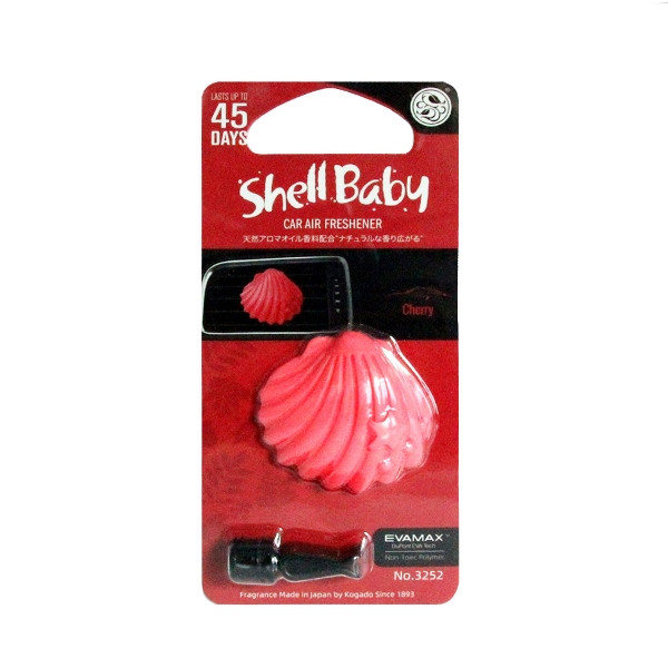 Ароматизатор полимерный Kogado Shell Baby на кондиционер Cherry (Вишня ), фото 1