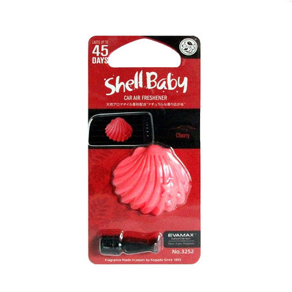 Ароматизатор полимерный Kogado Shell Baby на кондиционер Cherry (Вишня )