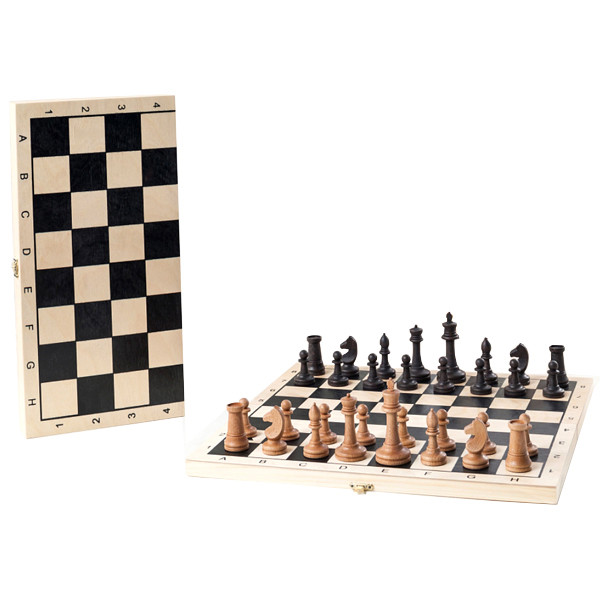 Шахматы классические буковые с малой деревянной доской "Классика" (400*200*40) 337-19 - фото 1 - id-p94744074