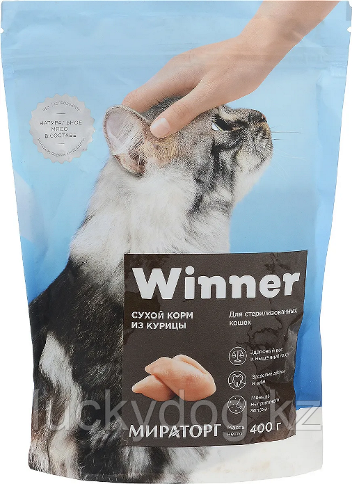 Winner 400г Курица Сухой корм для СТЕРИЛИЗОВАННЫХ КОШЕК