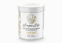 Паста для сахарной депиляции WHITE GOLD, белая, плотная, SUGAR LIFE, 1 кг