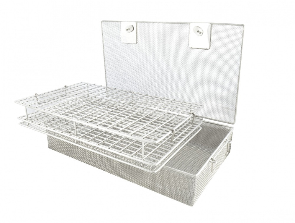 Корзина и штатив для мойки и сушки предметных стекол купить в Алматы