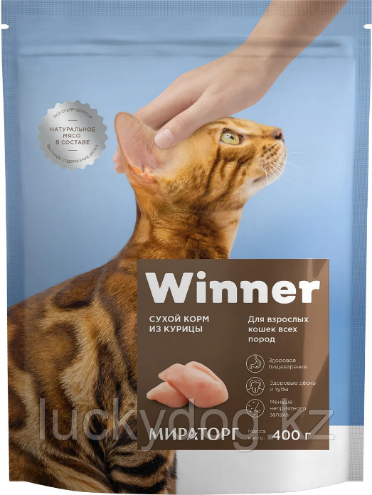 Winner 400г Курица Сухой корм для кошек