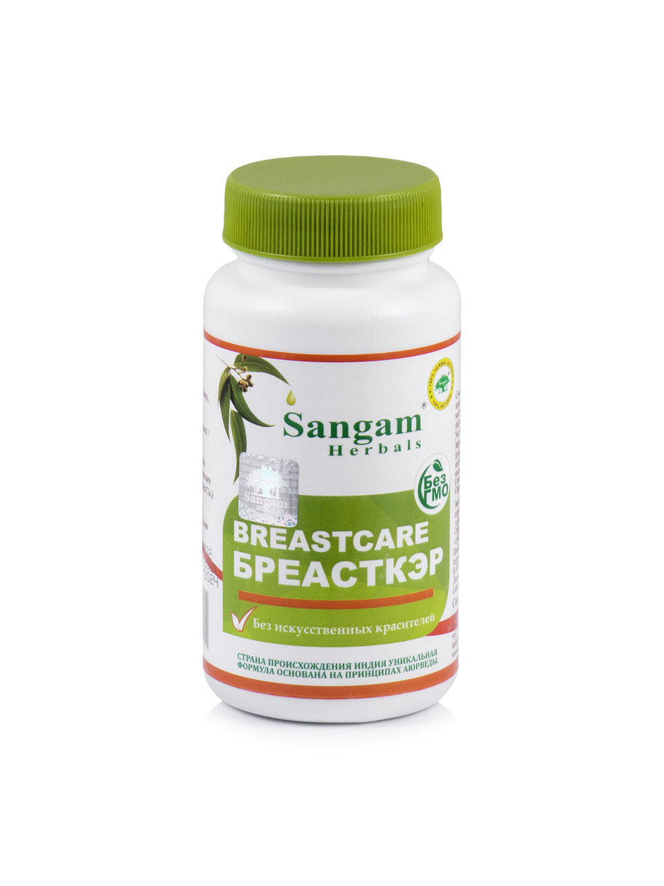 Бреаст кэр 60 таб, Sangam Herbals, для нормального функционирования тканей молочных желез