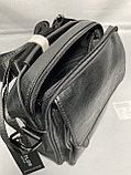 Мужская сумка через плечо"Cantlor". Высота 24 см, ширина 20 см, глубина 7 см., фото 5