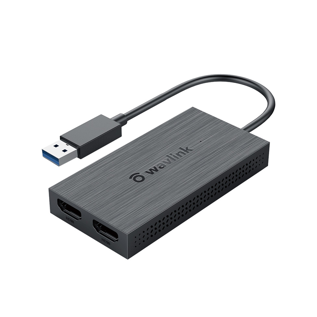 Внешняя USB видеокарта Wavlink WL-UG7602H Чёрный
