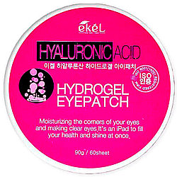 Патчи гидрогелевые для глаз с гиалуроновой кислотой EKEL Hyaluronic Acid Hydrogel Eye Patch