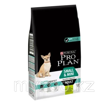 Pro Plan Dog для собак мелких пород c чувствительным пищеварением с ягнёнком 7кг