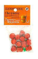 Пеллетс КАРПОМАНИЯ насадочный 8мм с ароматом Тутти-Фрутти в пакете 15шт 96231 Россия