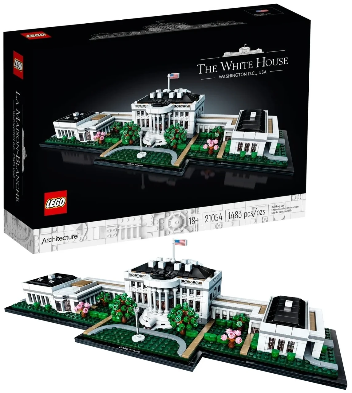 21054 Lego Architecture Белый Дом, Лего Архитектура - фото 3 - id-p100385531