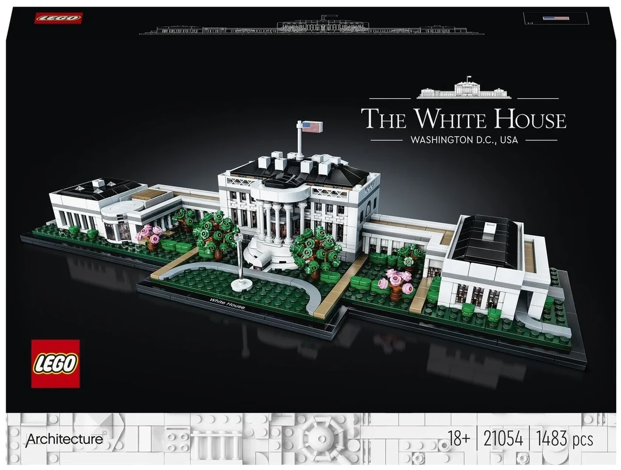 21054 Lego Architecture Белый Дом, Лего Архитектура - фото 1 - id-p100385531