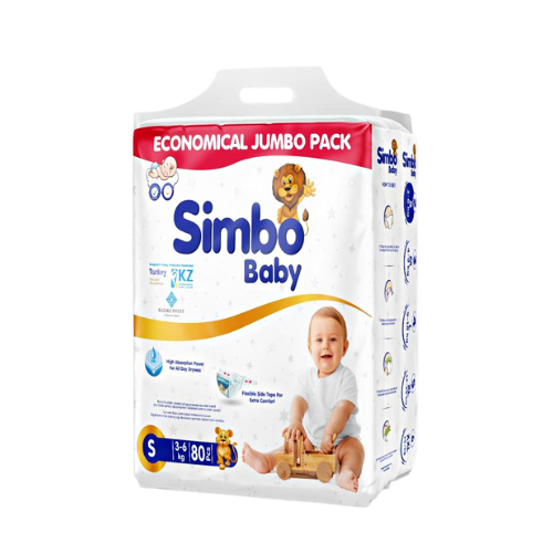 Детские подгузники SIMBO Baby размер 2S (3-6кг) 80шт