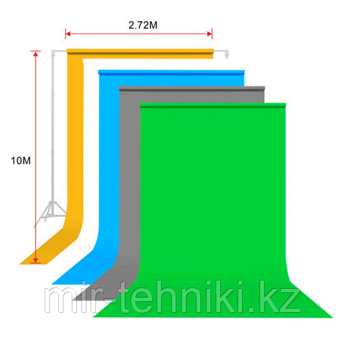 Фон бумажный E-image Jet 44 2,72x10м (черный)