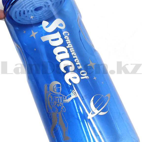 Бутылочка для воды большая 1500 мл Space GL 1189 синяя - фото 5 - id-p50166327