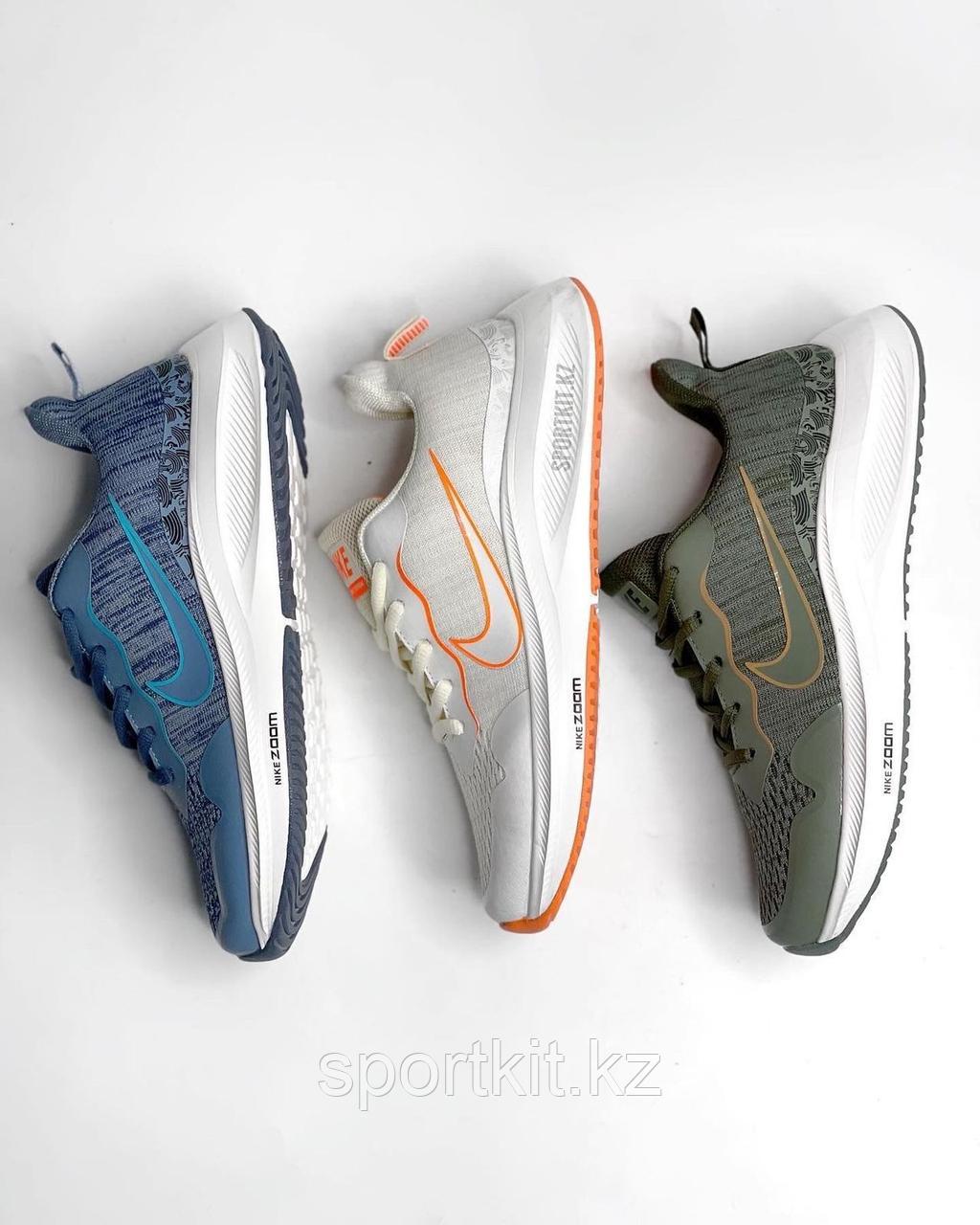 Крос Nike Flyknit бел оранж 108-1 - фото 4 - id-p100386114