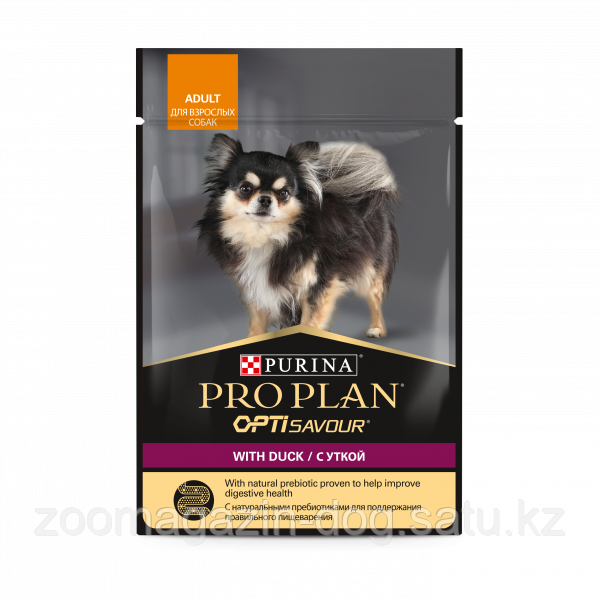 Pro Plan Пауч для взрослых собак с уткой 85гр