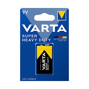 Батарейка VARTA Superlife (Super Heavy Duty) E-Block 9V - 6F22P 1 шт. в блистере