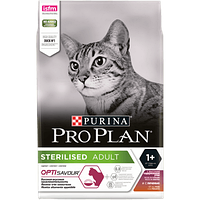 Pro Plan STERILISED Duck with Liver для стерилизованных котов и кошек с уткой и печенью, 10кг