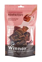 Winner Пищевод говяжий мини 60 г Лакомство для щенков и собак мелких пород (от 2 до 10 кг)