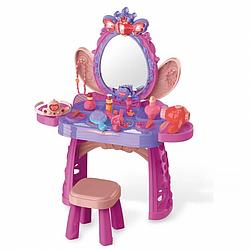 Игровой набор Трюмо принцессы с пуфиком (с музыкой и светом) фиолетовый Pituso