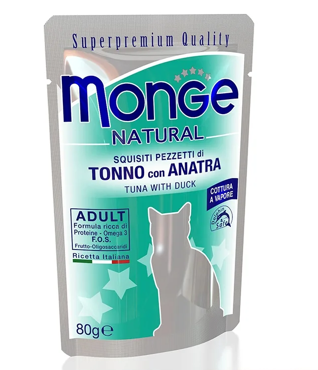 Monge Корм для кошек, Тунец с уткой