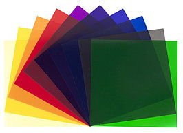 Набор цветных гелевых фильтров 30x30см 11шт