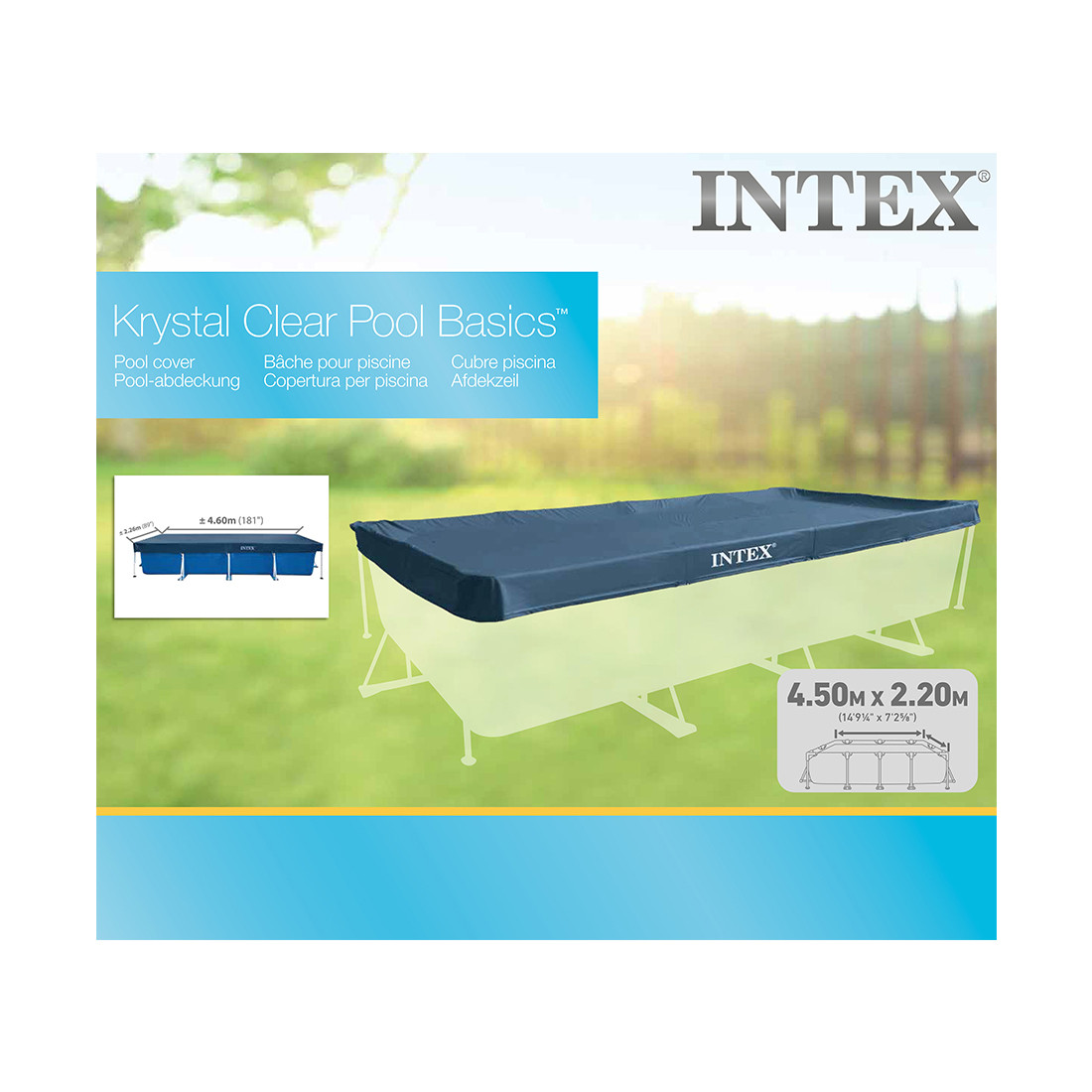 Тент для бассейна Intex 28039 - фото 3 - id-p100391461