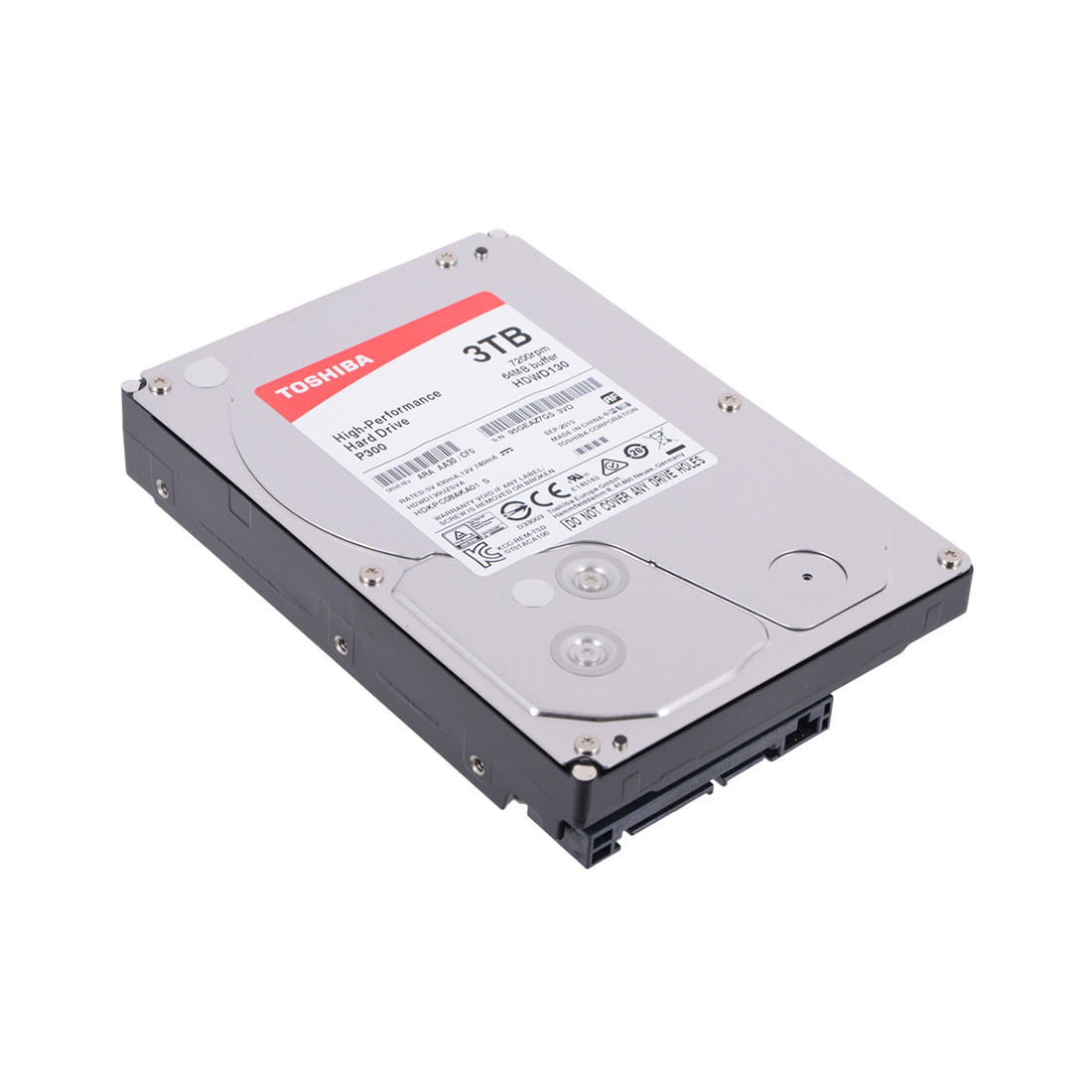 Жёсткий диск HDD 3Tb Toshiba SATA6Gb/s 7200rpm 64Mb 3,5" HDWD130UZSVA - фото 1 - id-p100391501